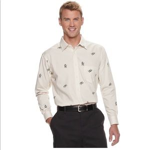 Men's Haggar® Regular-Fit Button-Down Shirt